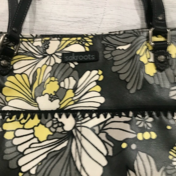 Sakroots multicolor floral metro coated tote * - Picture 4 of 5